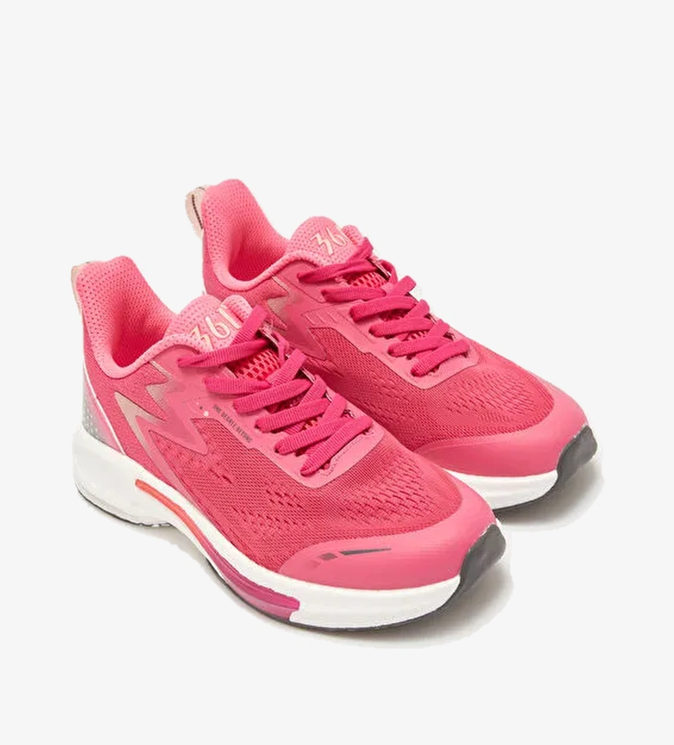 Bağcıklı Baskılı Kız Çocuk Aktif Spor Ayakkabı - Görsel 1