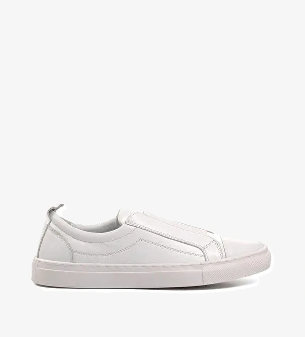 Rcdl 4215 Beyaz Hakiki Deri Erkek Casual Ayakkabı