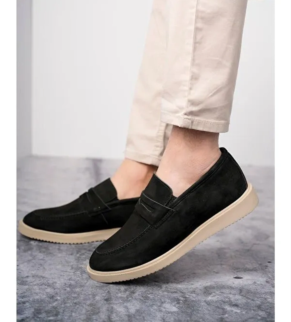 Jones Erkek Günlük Klasik Hakiki Deri Casual Rahat Ortopedik Ayakkabı - Görsel 1