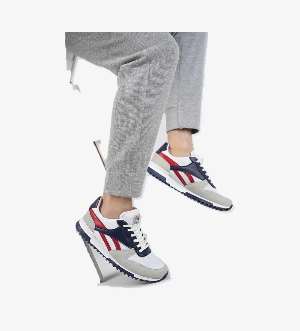 Elvi Unisex Ortopedik Günlük Yürüyüş Koşu Sneaker Spor Ayakkabı