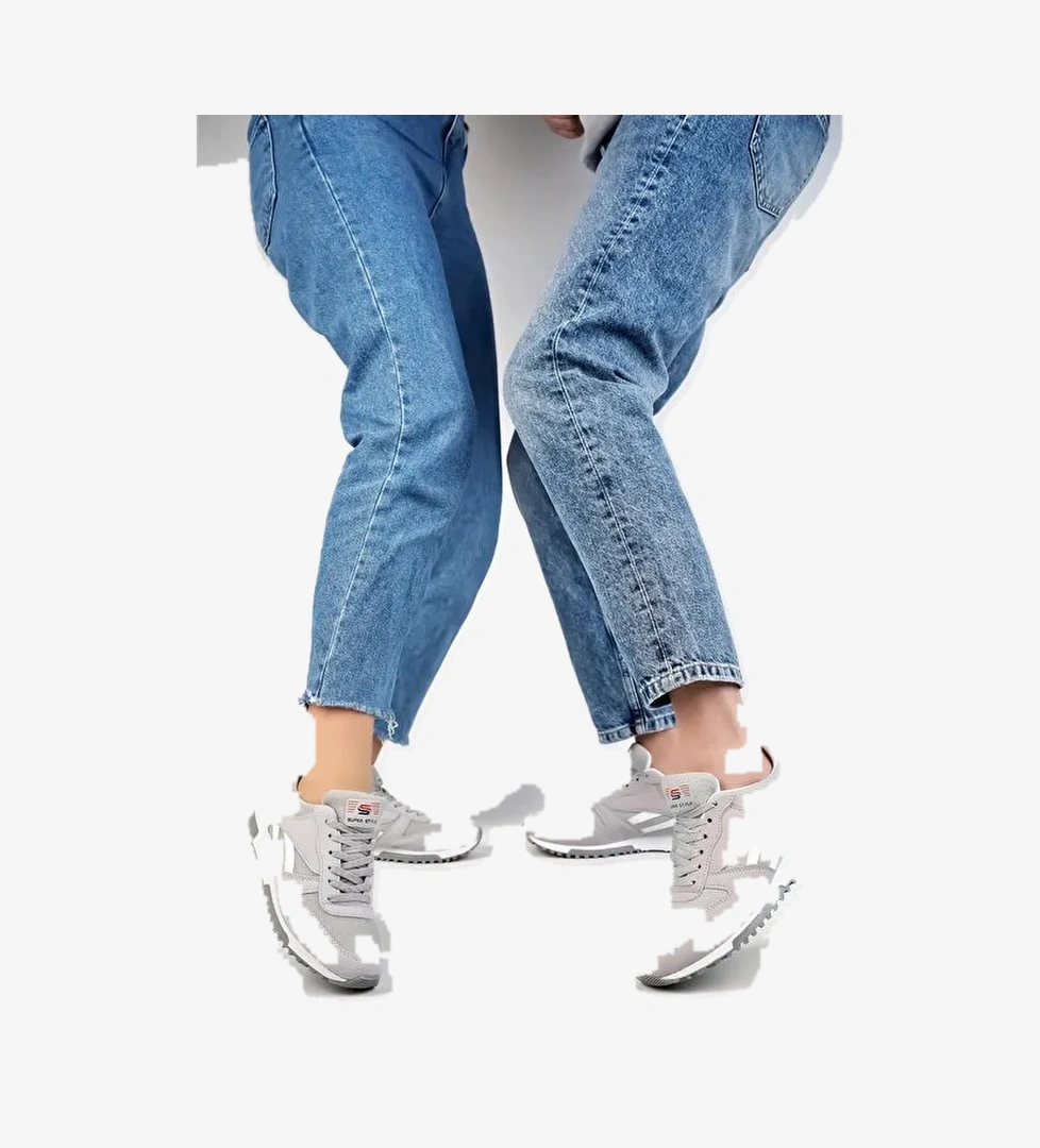 Elvi Unisex Ortopedik Günlük Yürüyüş Koşu Sneaker Spor Ayakkabı - Görsel 1