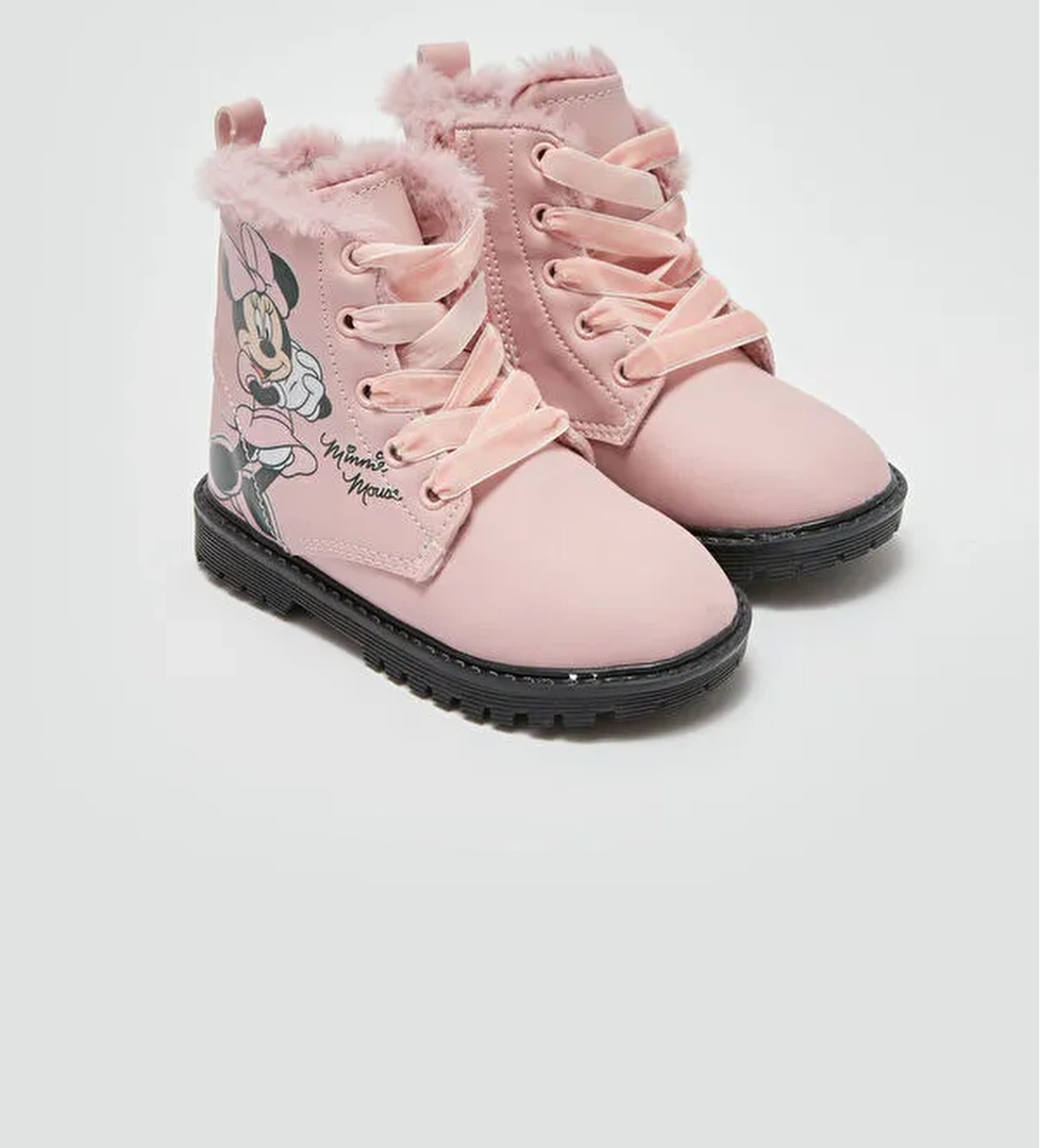 Lcw Steps Minnie Mouse Baskılı Bağcıklı Kız Bebek Bot model görseli