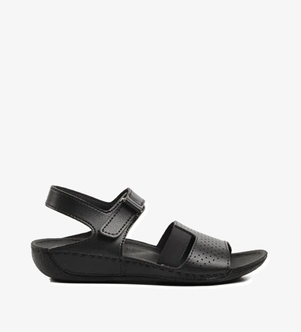 Siyah Anatomik Kadın Sandalet 16.047 Z