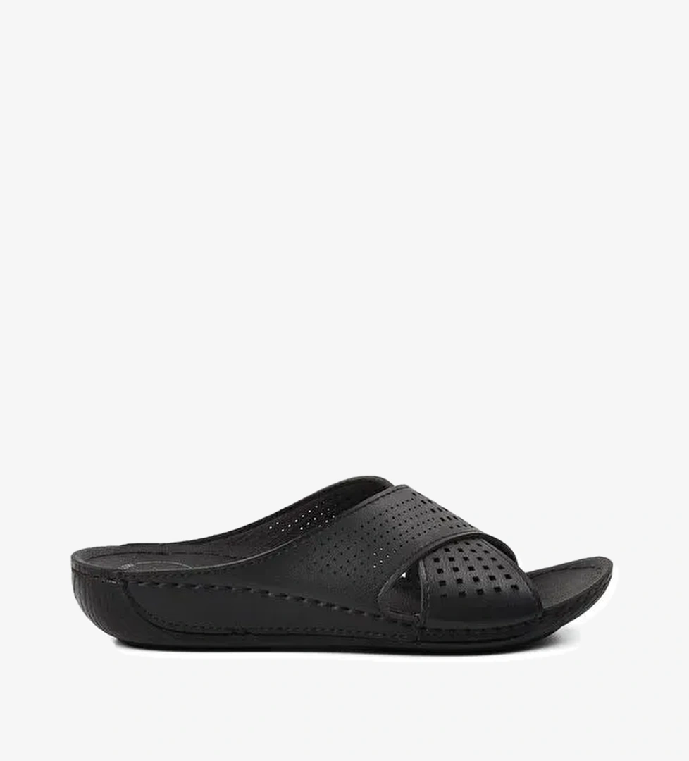 Siyah Anatomik Kadın Günlük Terlik 16.004