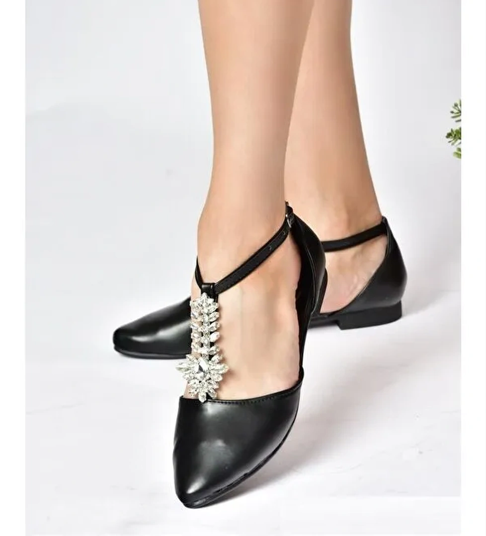Fox Shoes Siyah Fox Shoes Detayli