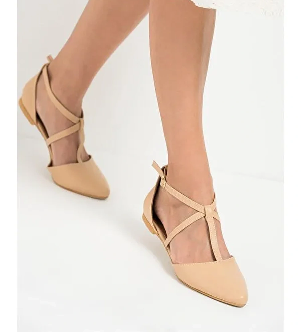 Fox Shoes Beyaz Fox Shoes Babet Kadın D726537309