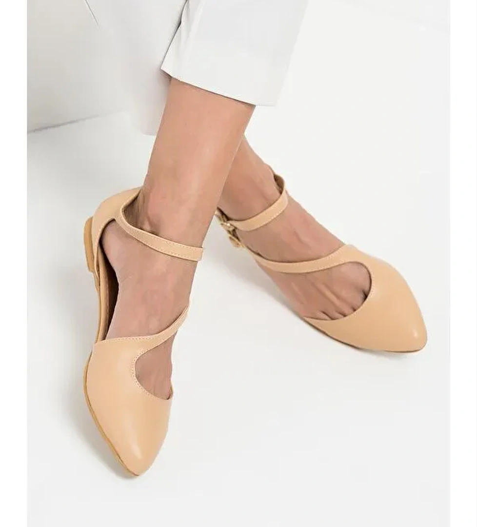 Fox Shoes Beyaz Fox Shoes Babet Kadın D726016909