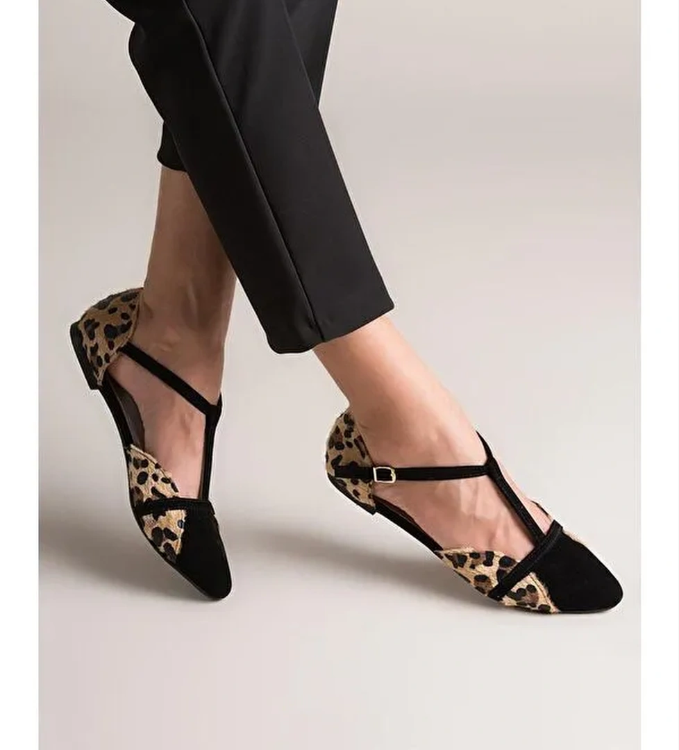 Fox Shoes Siyah Fox Shoes Babet Kadın B726881802