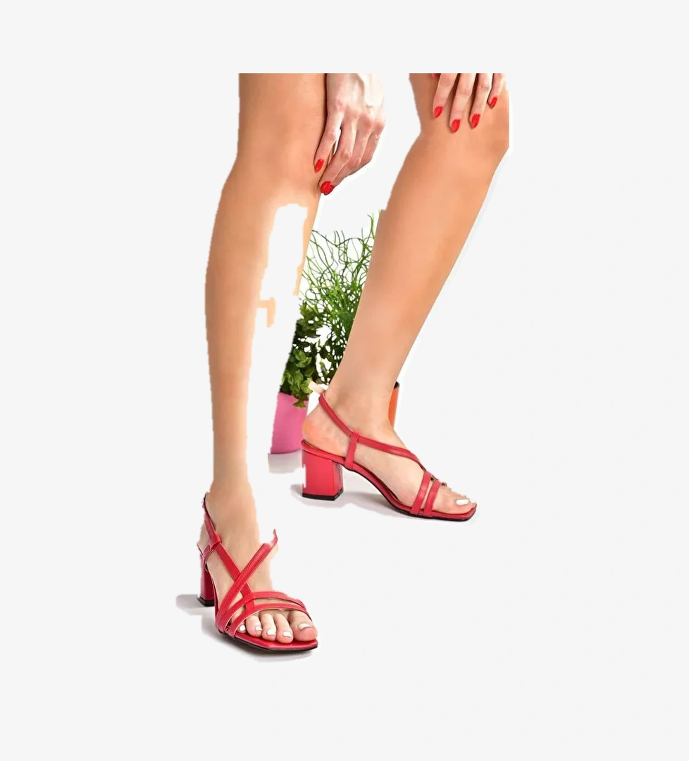 Kırmızı Kadın Topuklu Ayakkabı H922741009