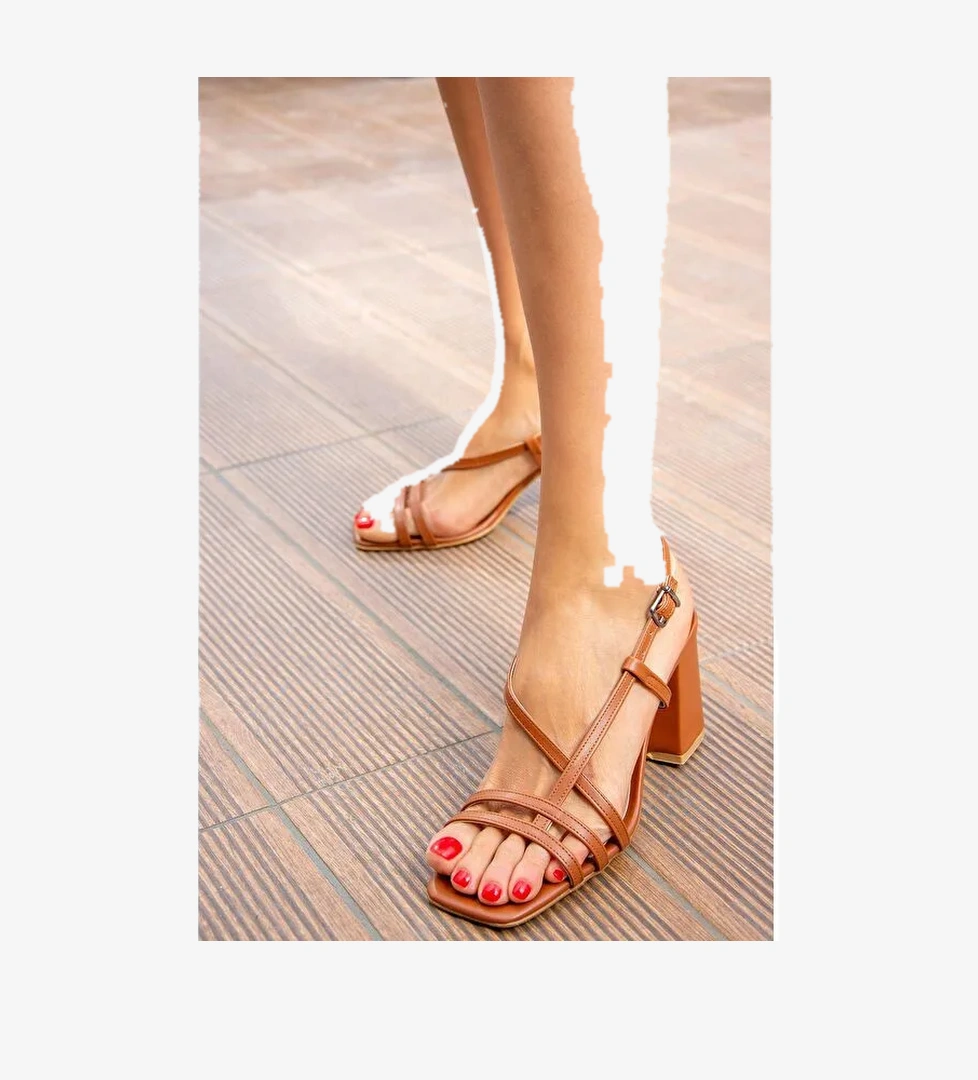 Taba Kadın Topuklu Ayakkabı H922741009