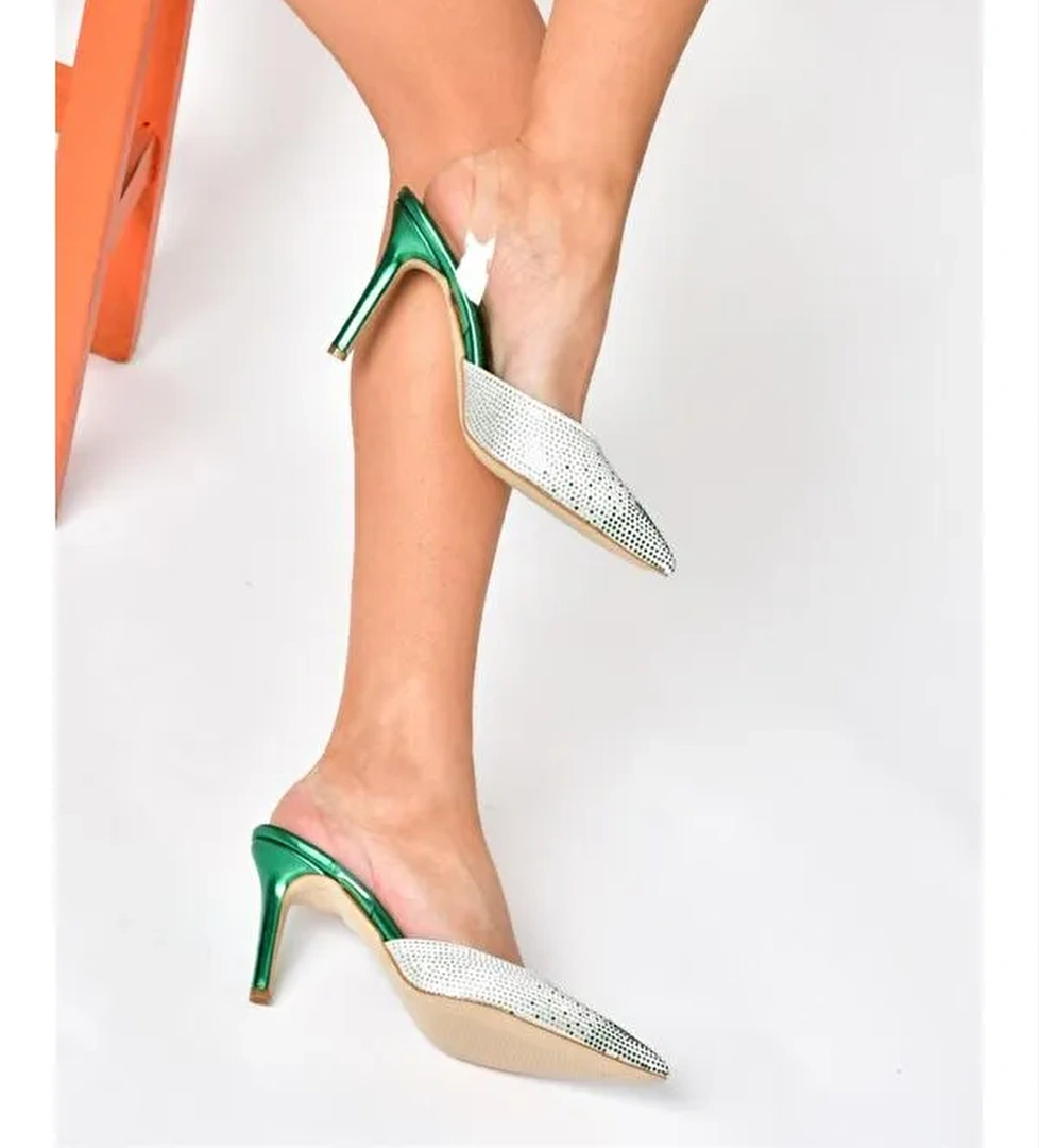 Fox Shoes Fox Shoes Yesil Sivri