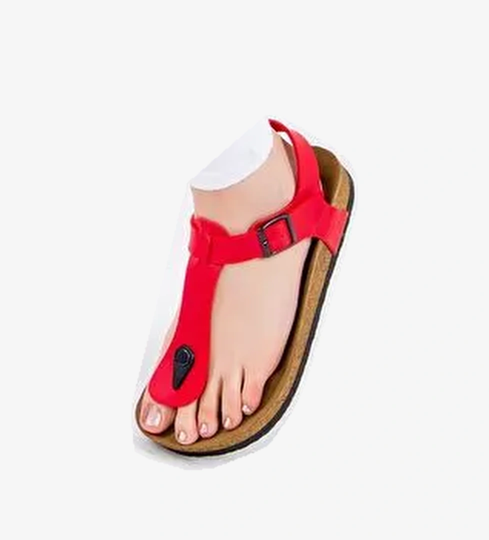Kırmızı Kadın Sandalet B777805009