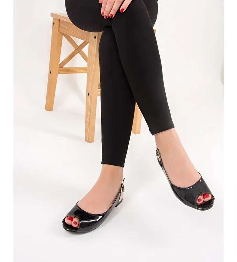 Siyah Kadın Sandalet B726104508