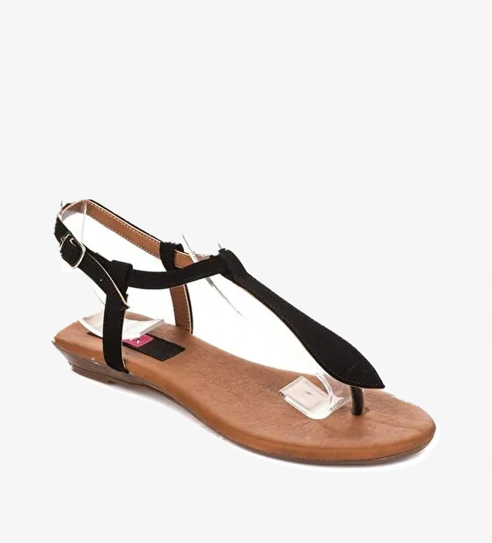 Siyah Kadın Sandalet B548393502 - Görsel 1