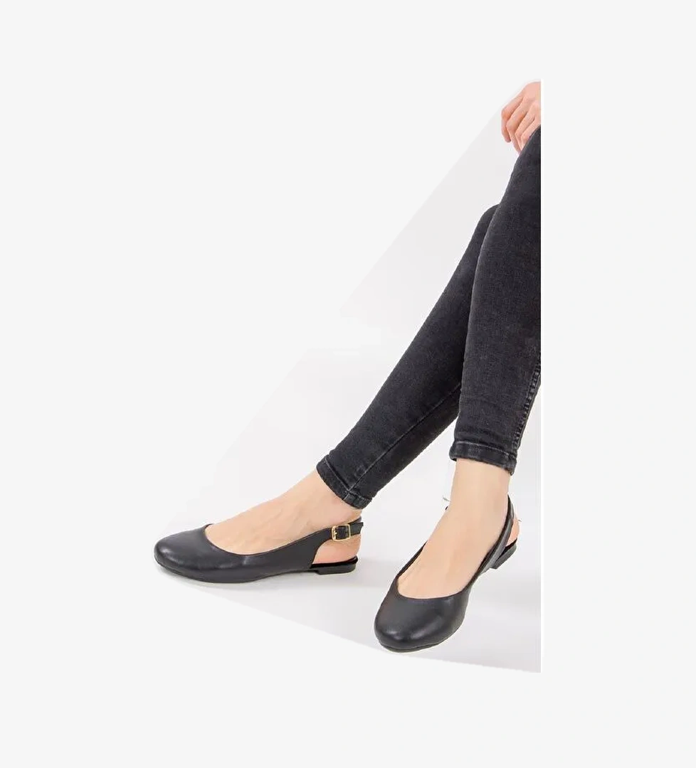 Siyah Kadın Sandalet 9726105209 - Görsel 1