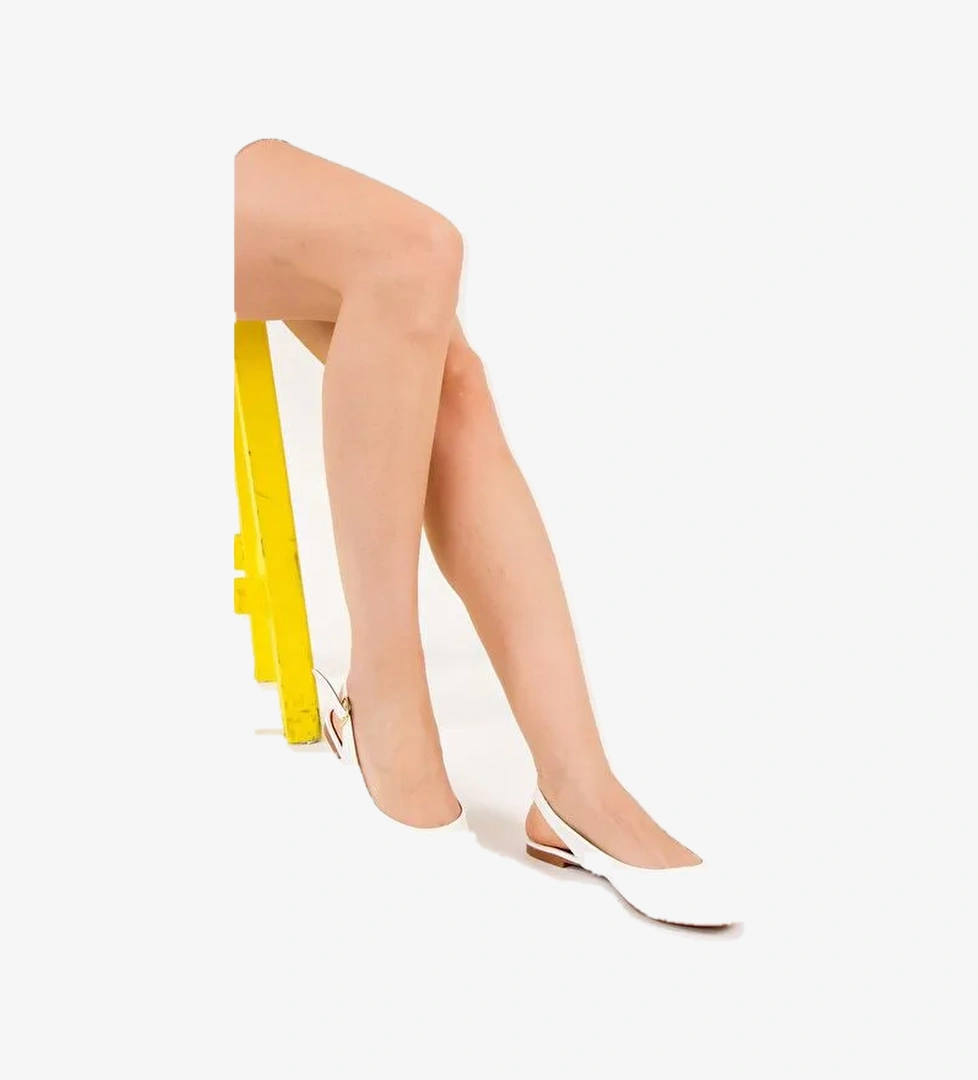 Beyaz Kadın Sandalet 9726105209