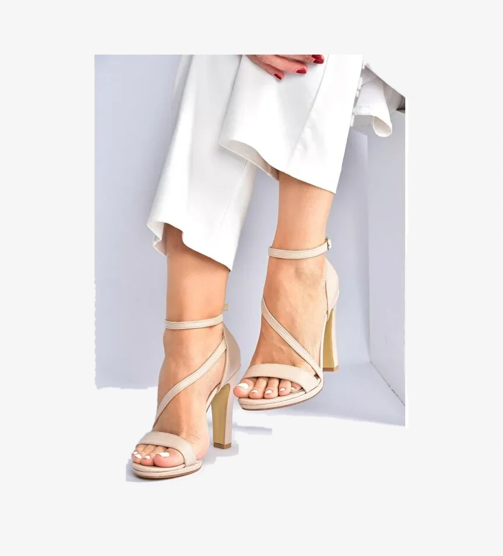 Ten Kalın Topuklu Kadın Ayakkabı M348072209 - Görsel 1