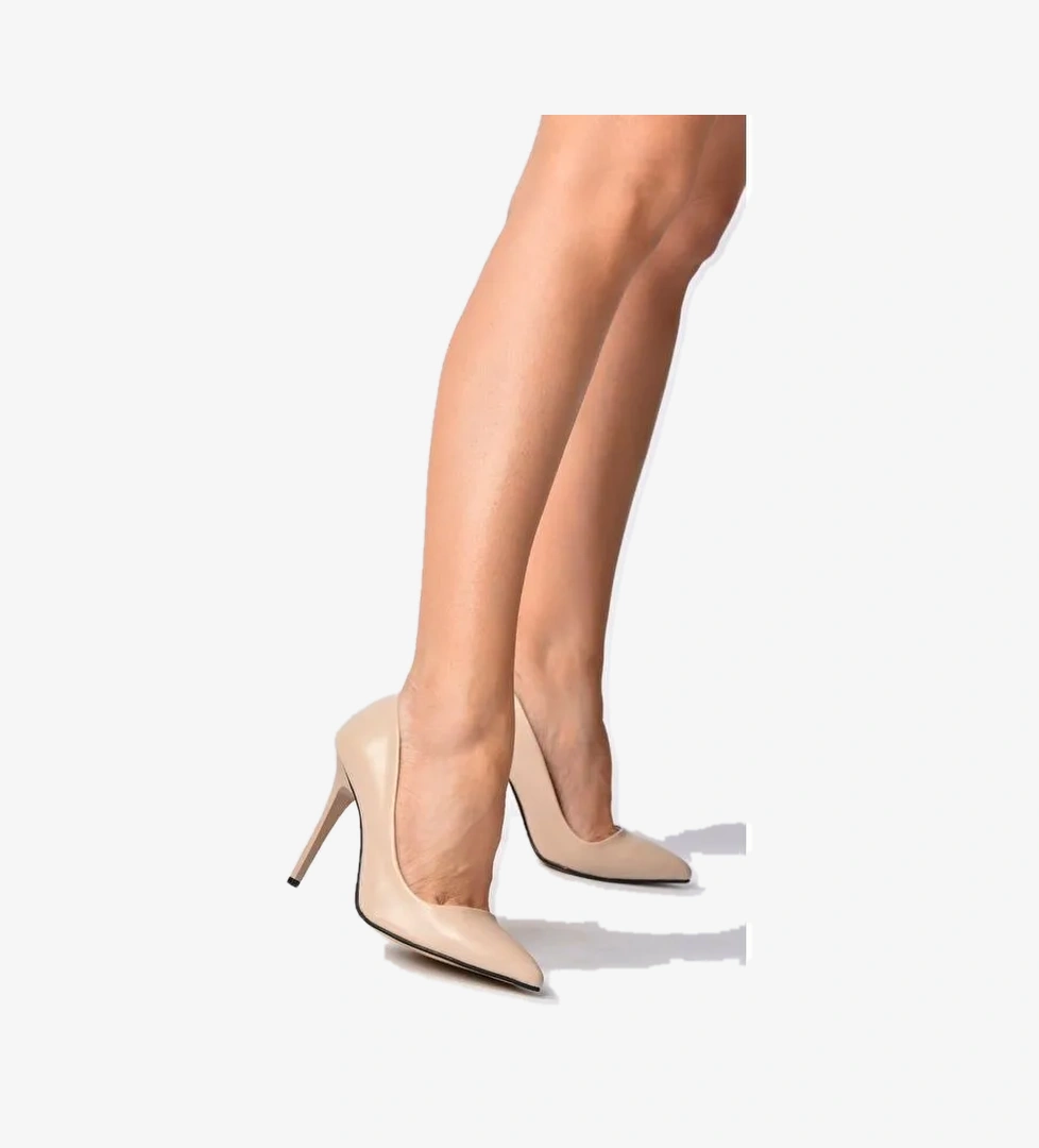 Bej Kadın Topuklu Kadın Ayakkabı 8922151909