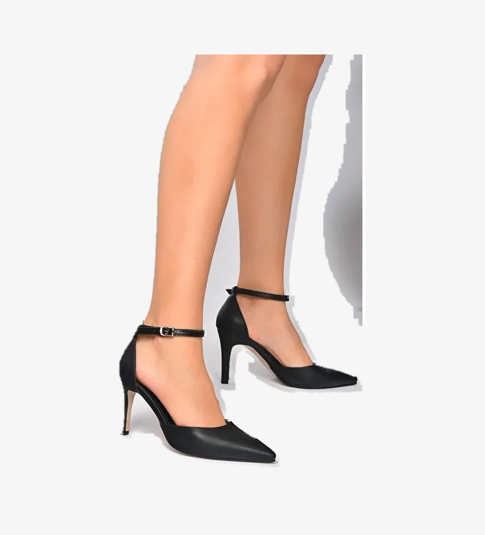 Siyah Kadın Topuklu Ayakkabı K404010709