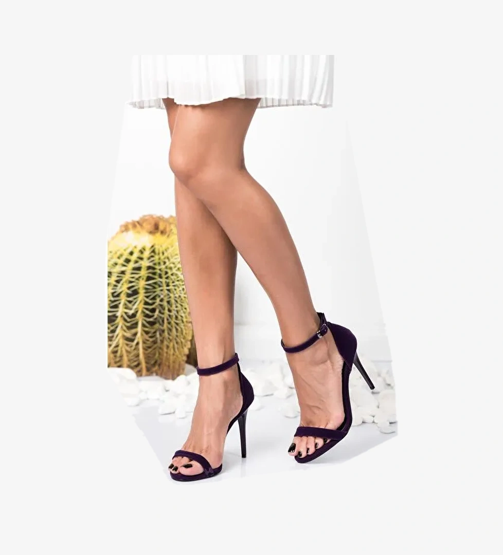 Mor Kadın Topuklu Ayakkabı 9922112602 - Görsel 1