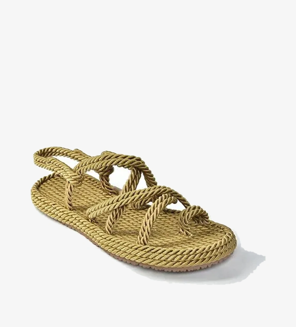 Altın Kumaş Kadın Sandalet F470135104