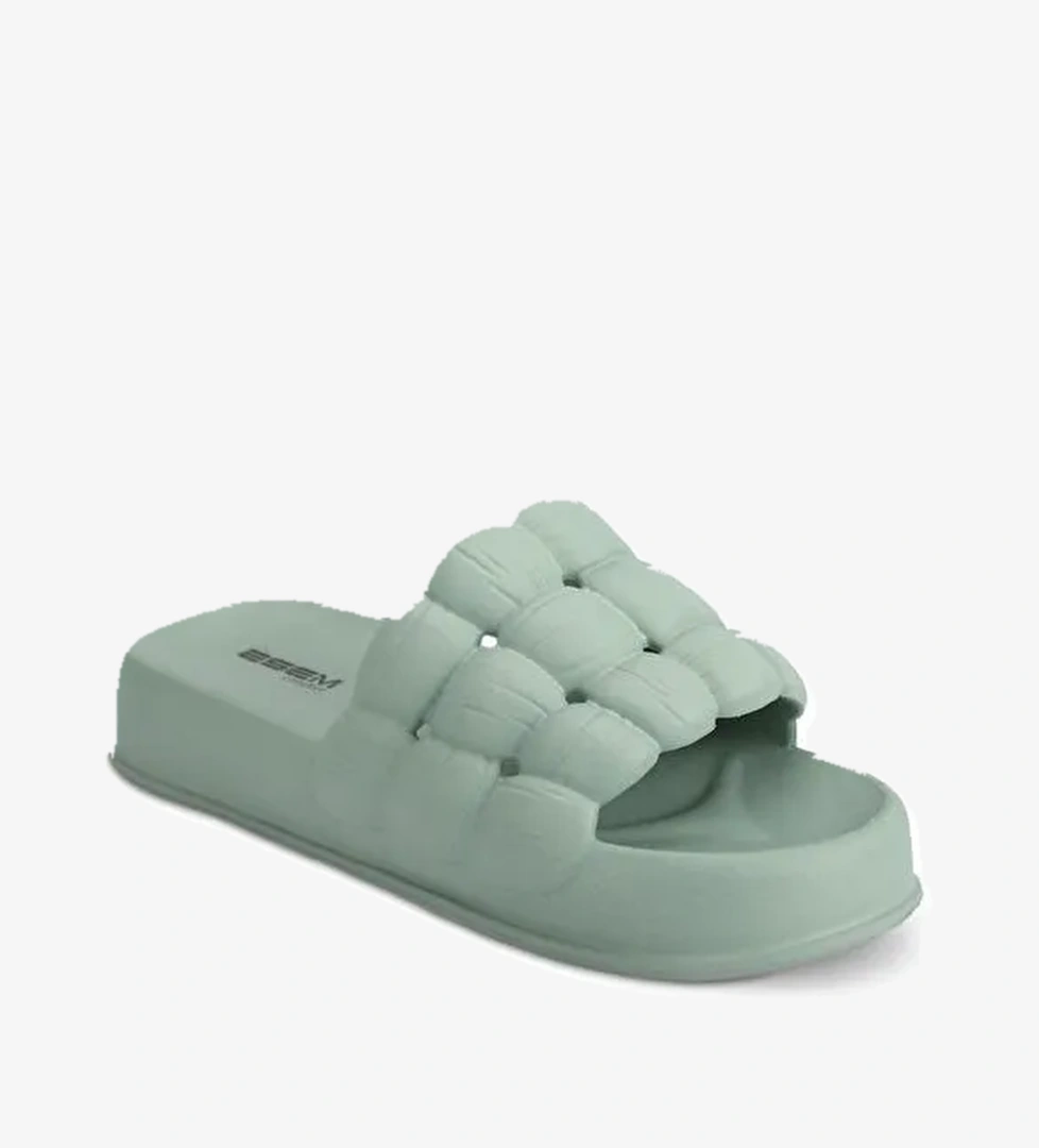 OFFU Kadın Terlik Yeşil - Görsel 1