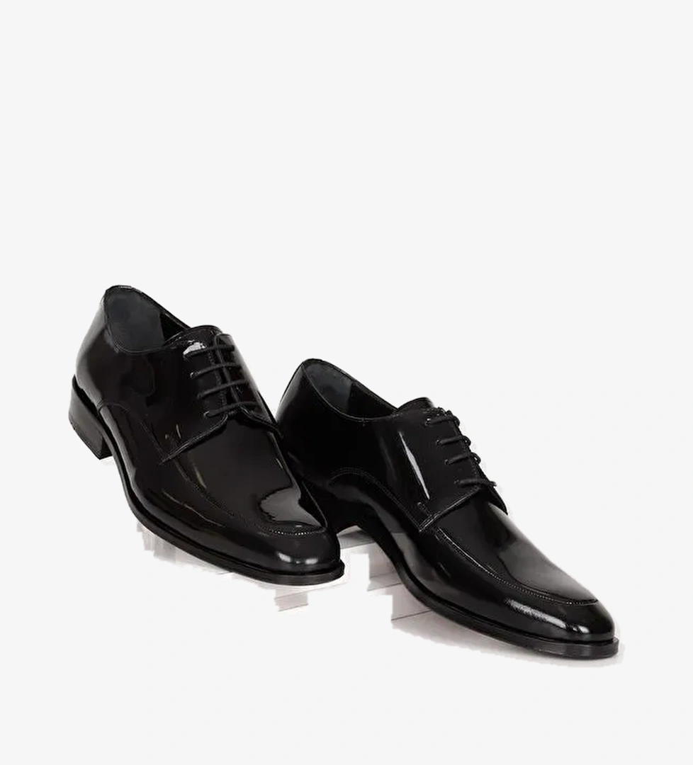 Platinum Hakiki Deri Kösele Taban Bağcıklı Günlük Erkek Ayakkabı 01051 - Görsel 1