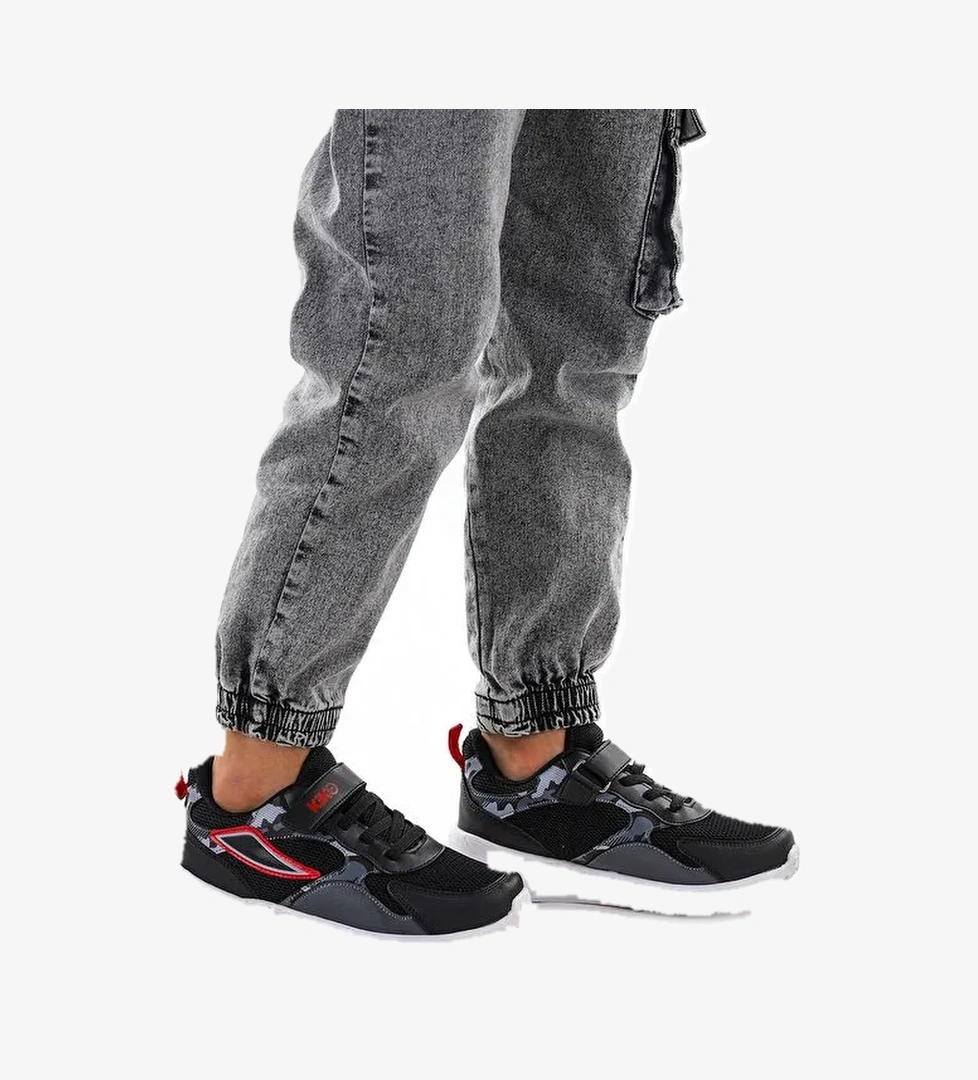 Cırtlı Fileli Erkek Çocuk Spor Ayakkabı 3004 - Görsel 1