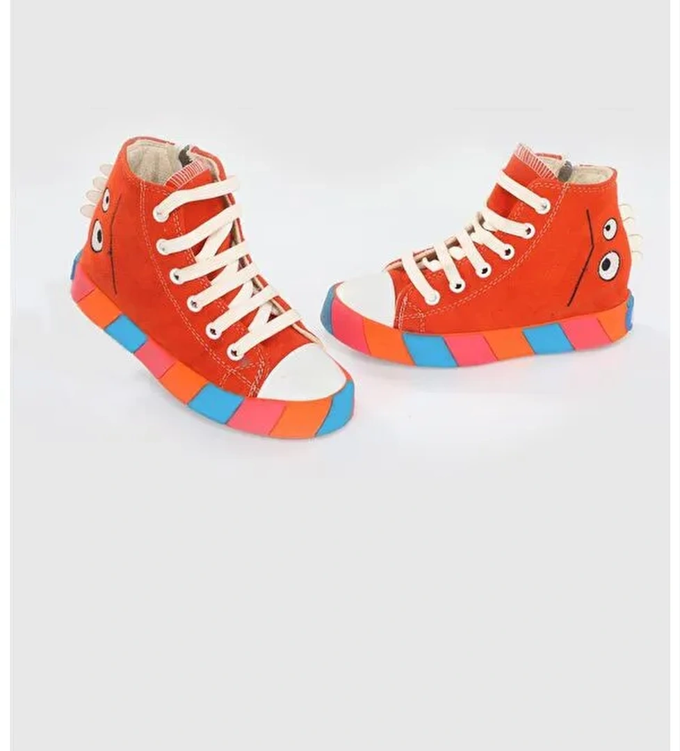 Casabony Canavar Turuncu Süet Erkek Çocuk Sneakers model görseli
