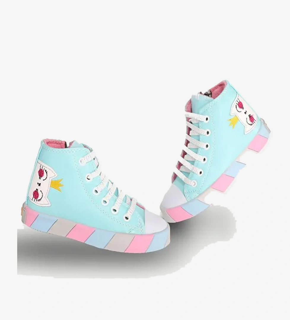 Casabony Kedi Prenses Mavi Kız Çocuk Sneakers model görseli