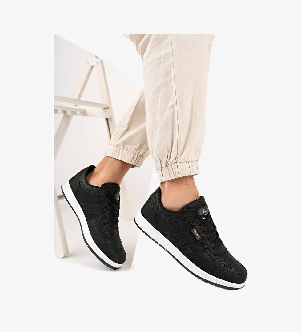 Jima Erkek Günlük Casual Bağcıklı Sneaker Spor Ayakkabı - Görsel 1