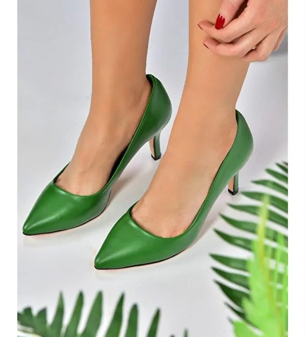 L253970009 Yeşil Kadın Ayakkabı