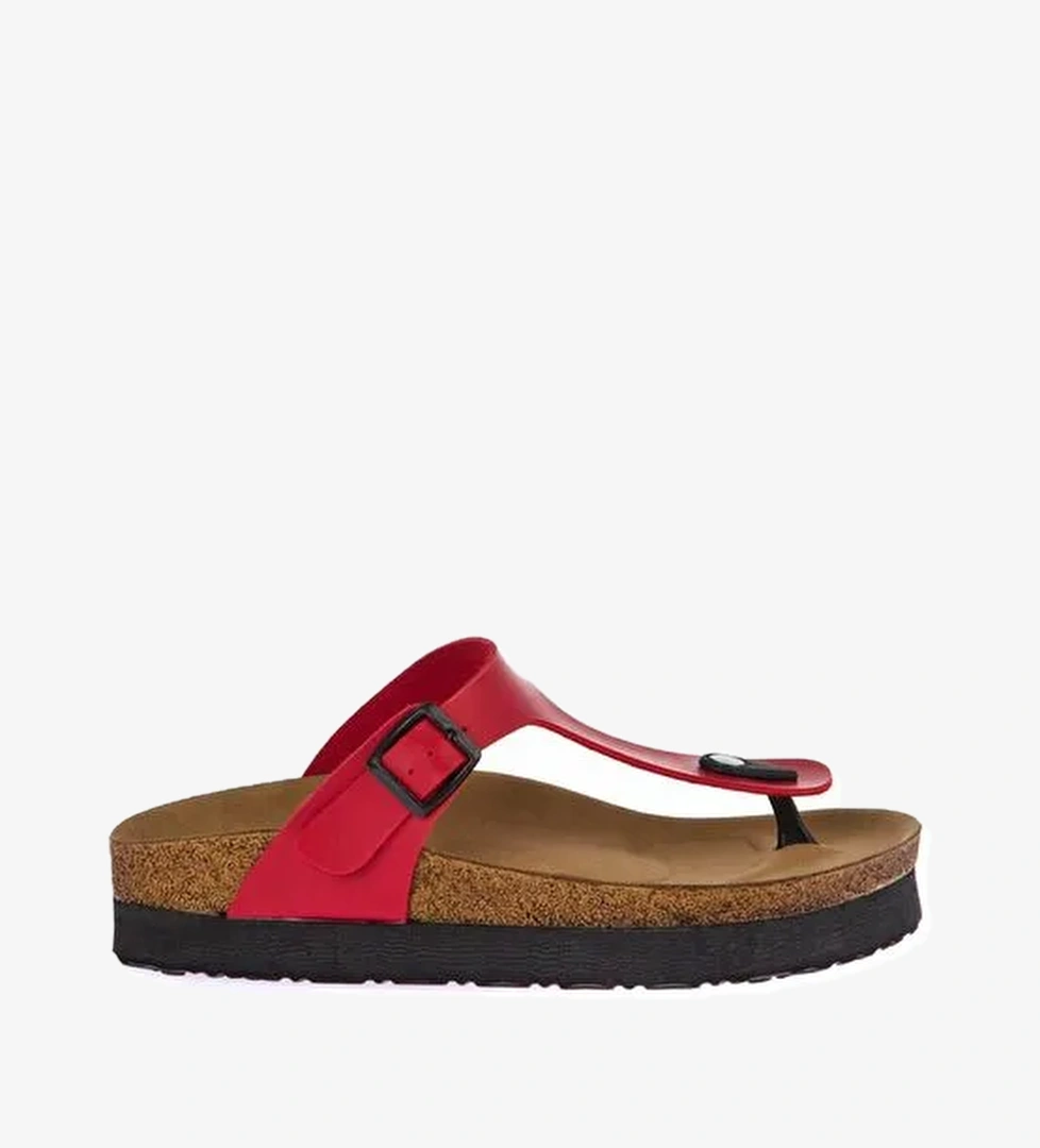 B777731009 Kırmızı Kadın Terlik