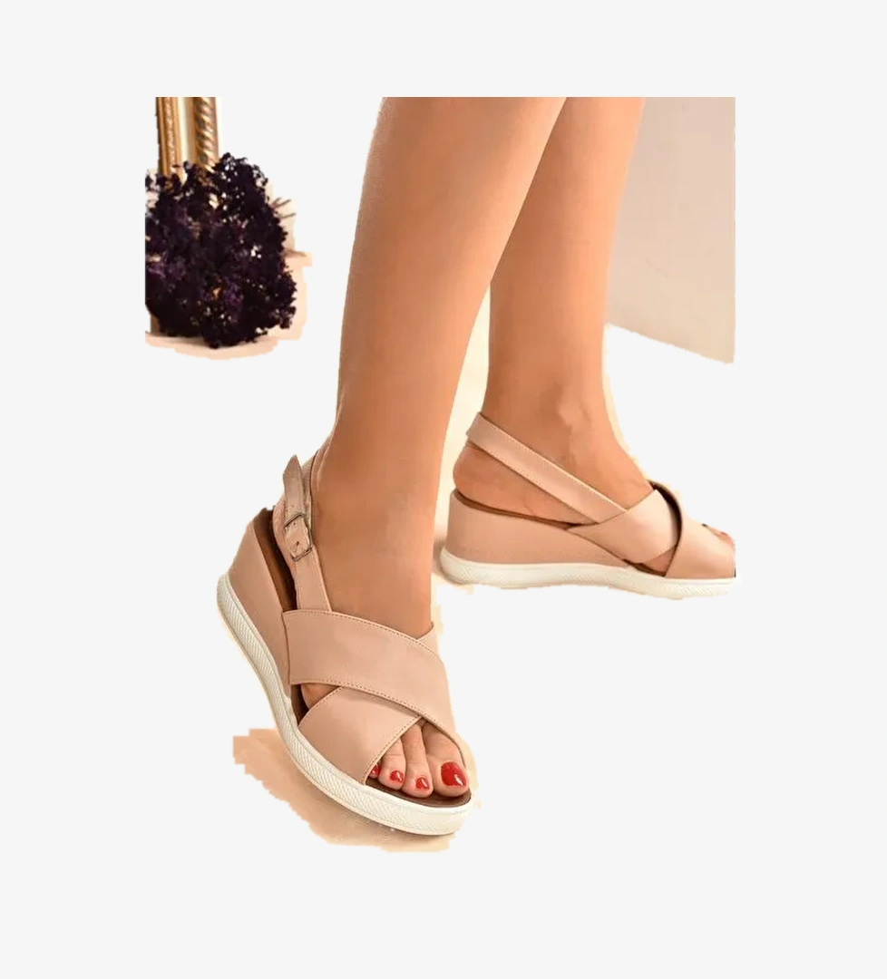 K674305209 Ten Dolgu Taban Kadın Ayakkabı - Görsel 1