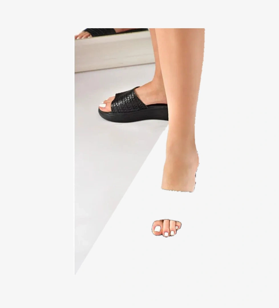 M291850003 Siyah Kadın Terlik