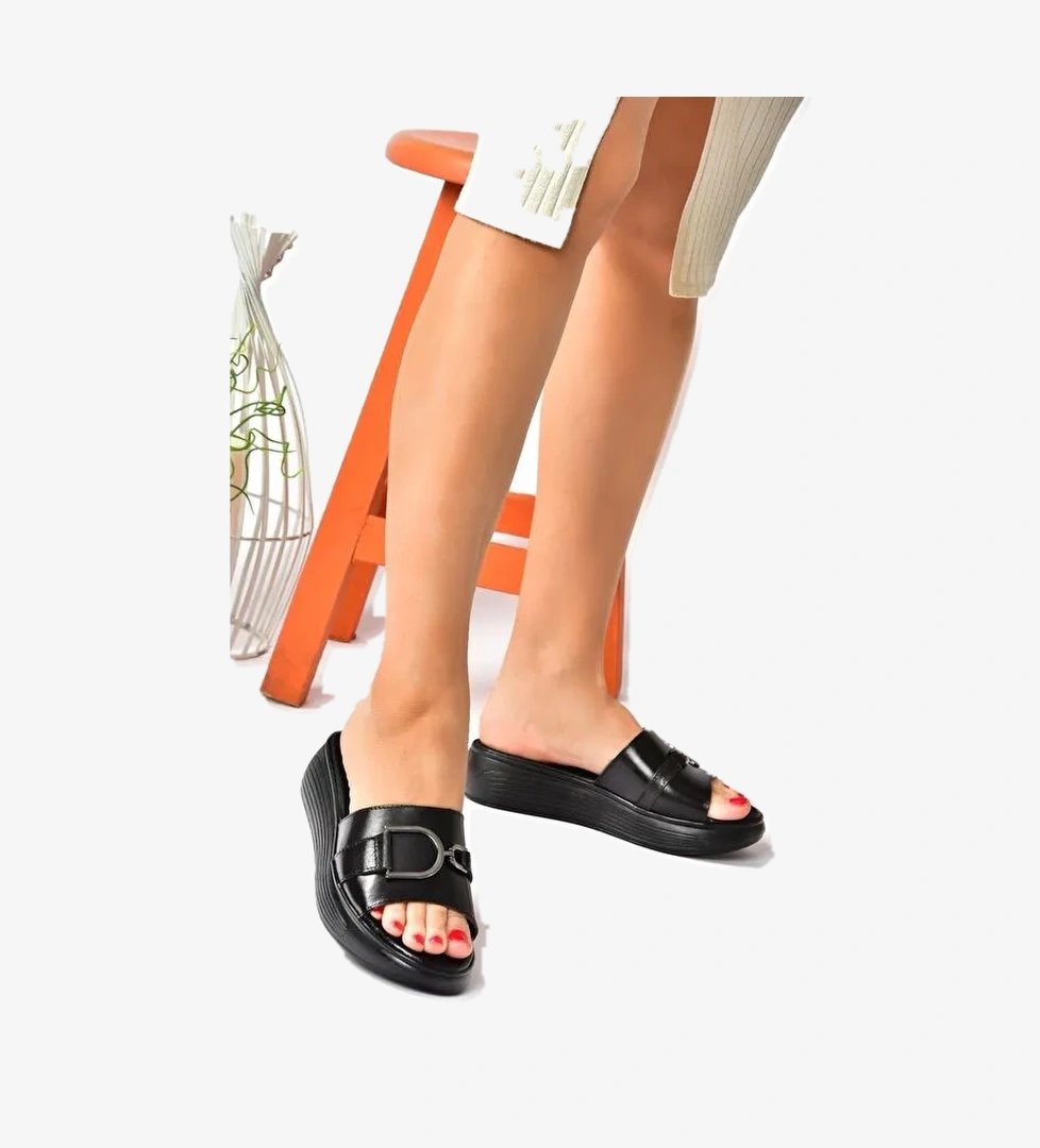 P291049403 Siyah Kadın Terlik