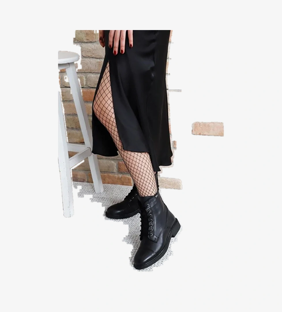 Hakiki Deri Kadın Günlük Postal Bot 42411 - Görsel 1