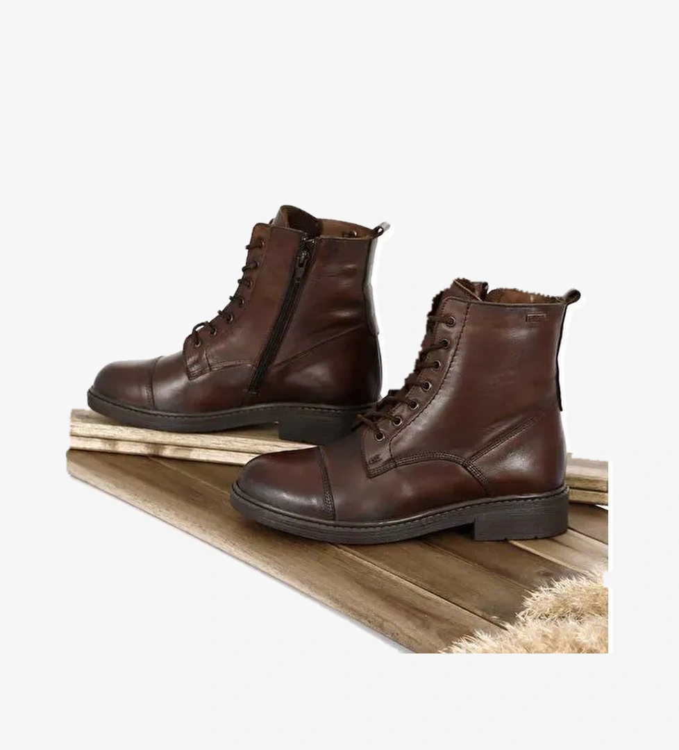 Hakiki Deri Kadın Günlük Postal Bot 42411 - Görsel 1