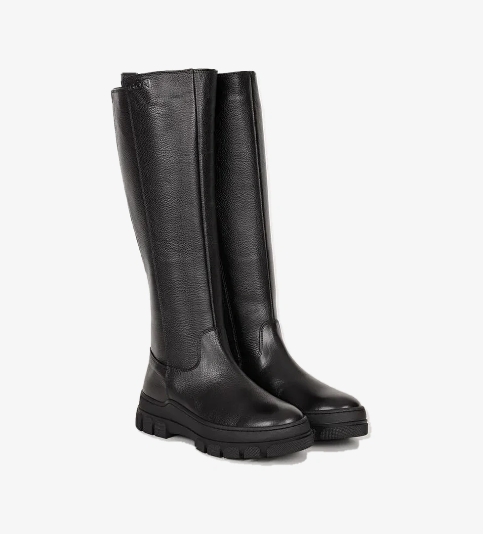 Gönderi̇(r) Hakiki Deri Yuvarlak Burun Fermuarlı Kadın Günlük Çizme 47521 model görseli