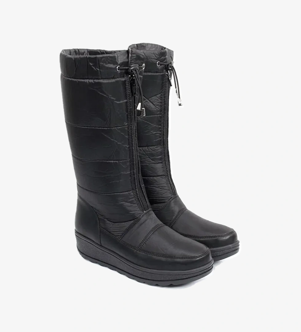 Gönderi̇(r) Yuvarlak Burun Ön Fermuarlı Kadın Kar Botu 46576 model görseli