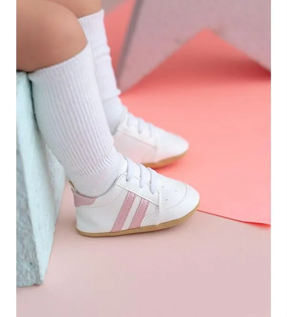 First Step First Step Cizgili Patik