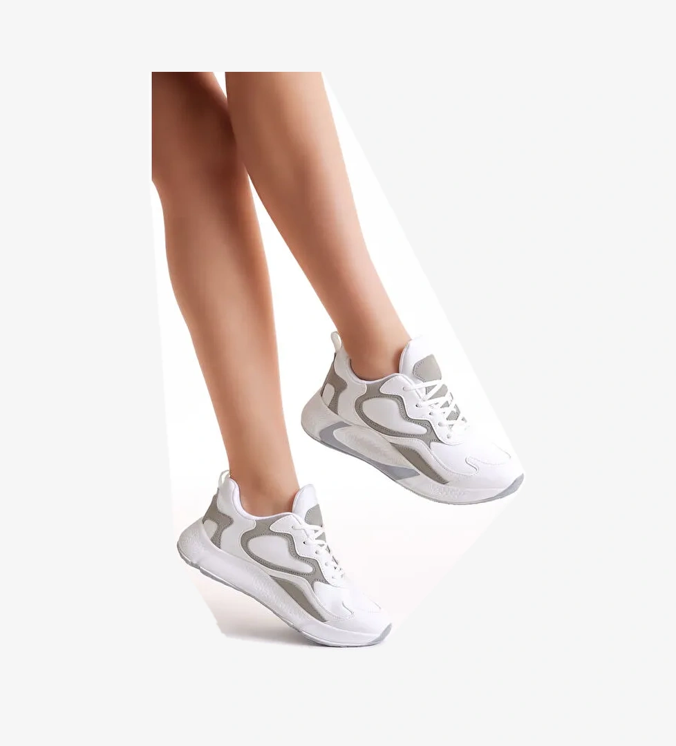 Tonny Black Unisex Siyah Rahat Kalıp Yüksek Taban Bağcıklı Spor Ayakkabı model görseli