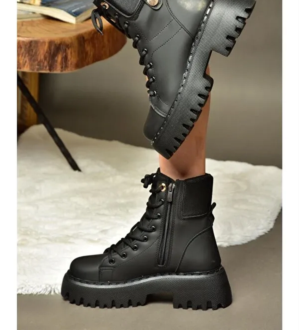 Fox Shoes R9739701 Siyah Kadın Bot model görseli