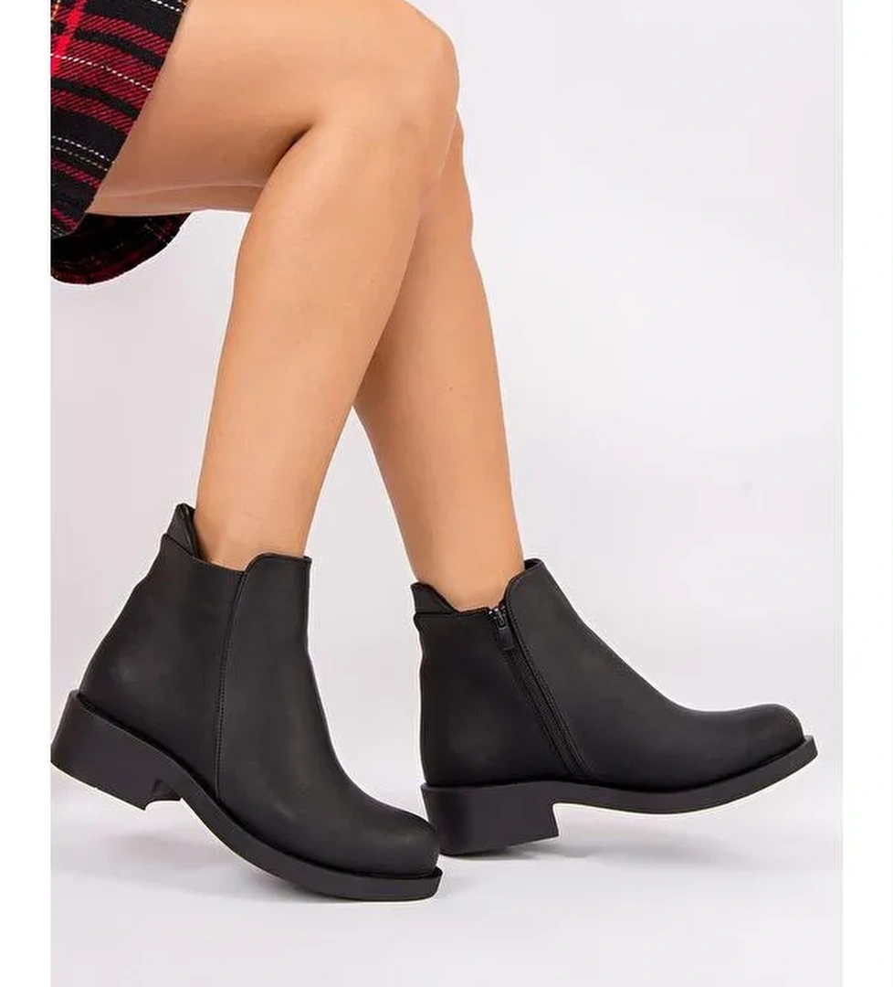 G674120409 Siyah Kadın Bot - Görsel 1