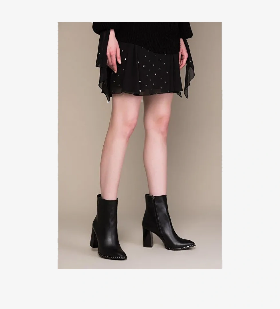 Fox Shoes C654088209 Siyah Kadın Bot model görseli