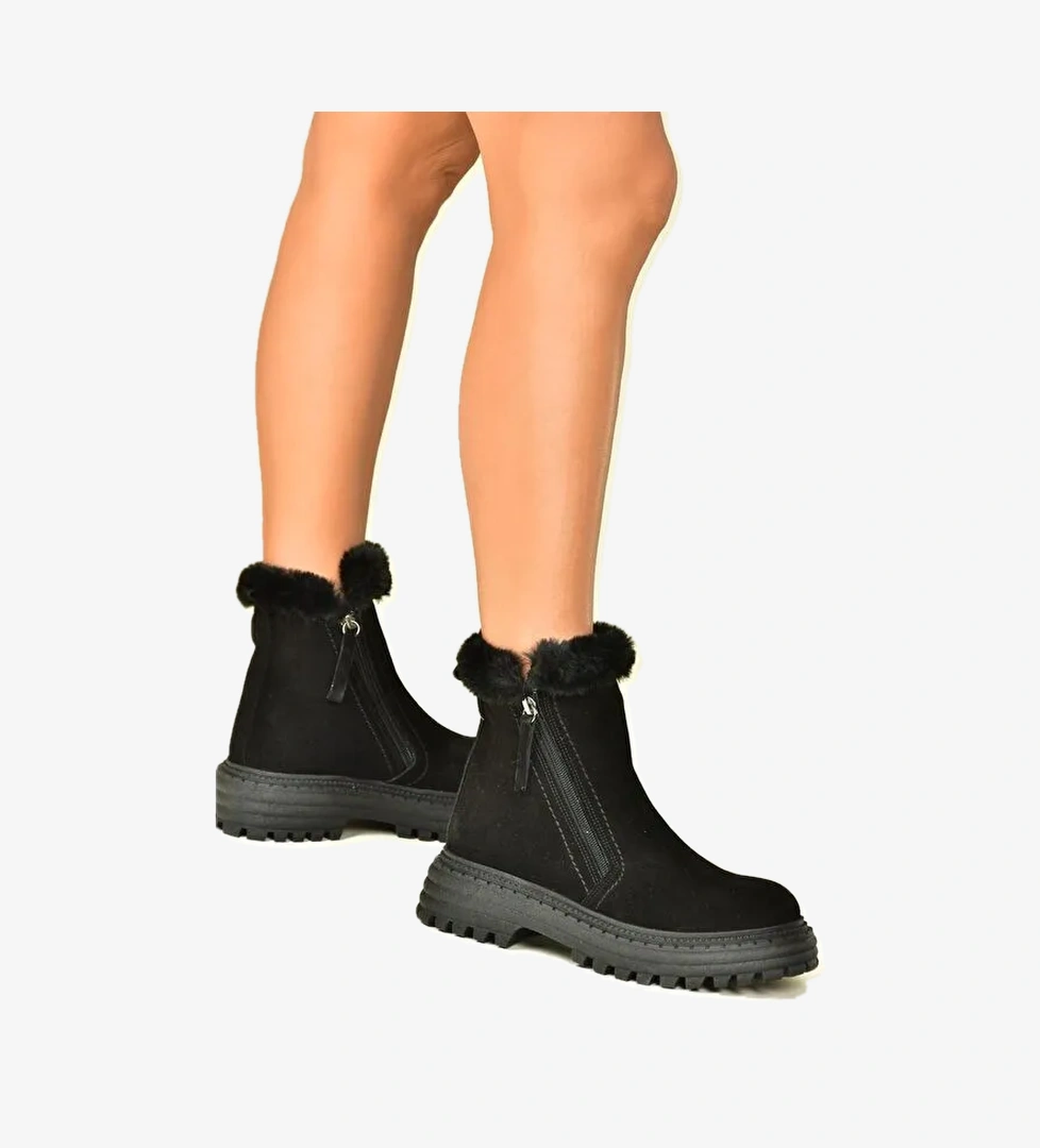 Fox Shoes N6540806 Siyah Kadın Bot model görseli
