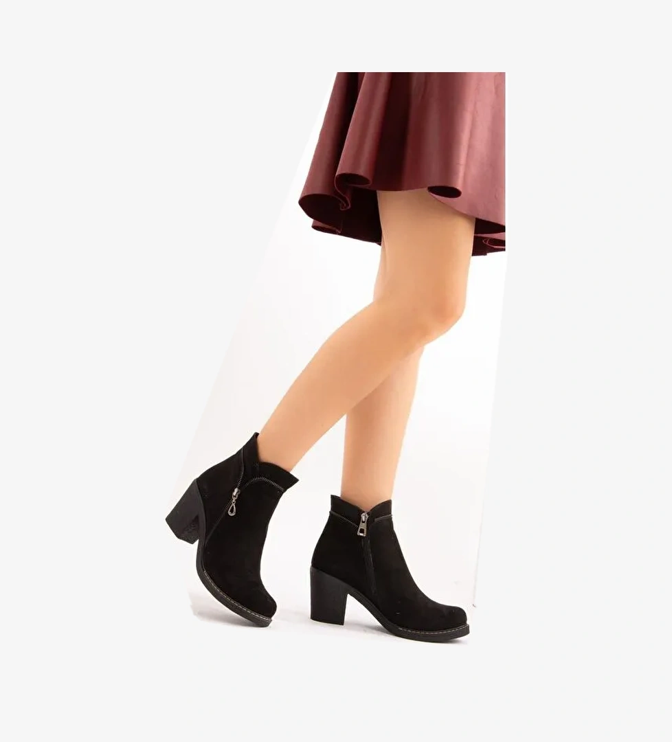 Fox Shoes C674150502 Siyah Kadın Bot model görseli