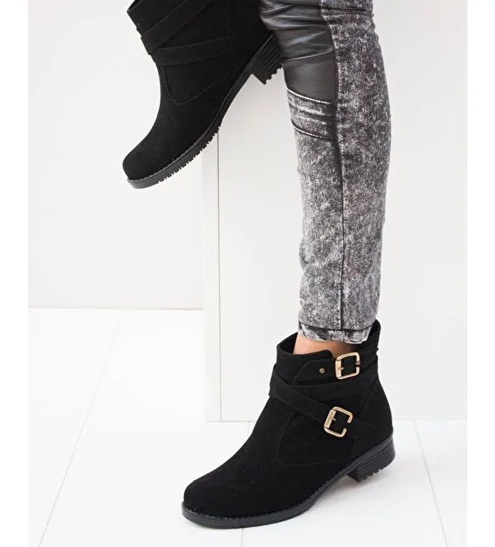 A726191002 Siyah Kadın Bot - Görsel 1