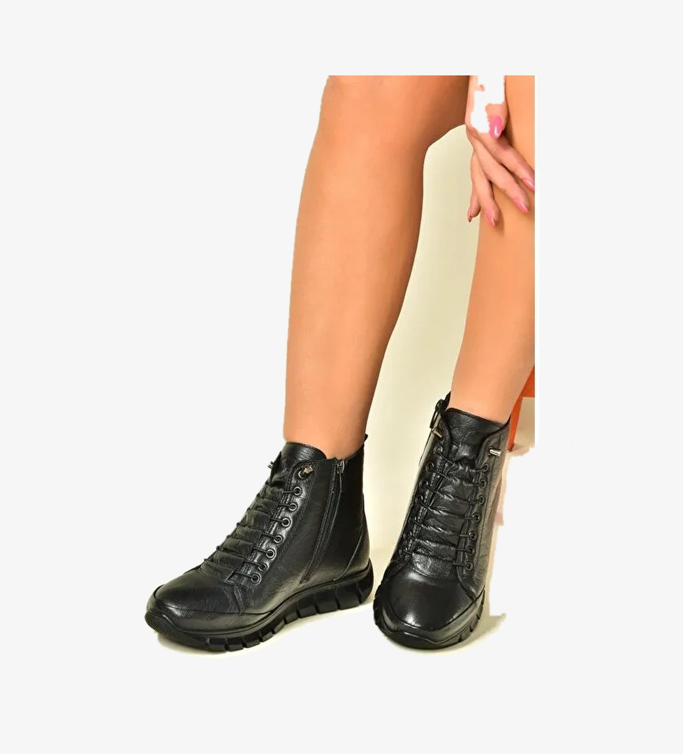 N5553910 Siyah Kadın Bot - Görsel 1