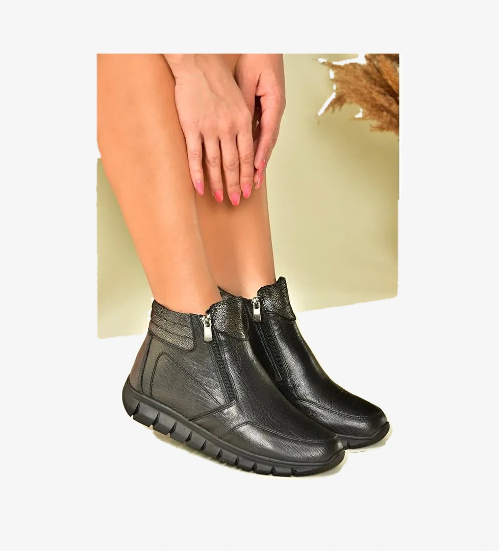 N5553807 Siyah Kadın Bot - Görsel 1